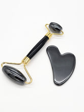 Load image into Gallery viewer, MAGNETIC GUA-SHA & ROLLER SET