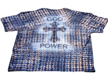 Load image into Gallery viewer, "GOD POWER" Navy Blue Tee
